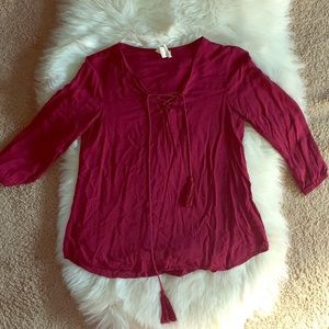 Maroon Vintage blouse
